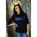 Embroidered blouse "Polar Star"